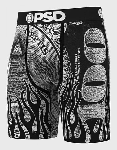PSD Men's Silver Band Boxer Brief, Multi, M in Kuwait