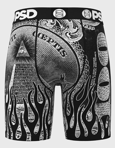 PSD Men's Silver Band Boxer Brief, Multi, M in Kuwait