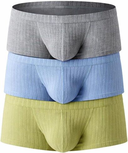 TOAKA Mens Boxer Briefs 3 Pack Bulge Pouch Underwear for Men, U Pouch Supportive Stretch Breathable Boxer Brief Underwear in Saudi Arabia
