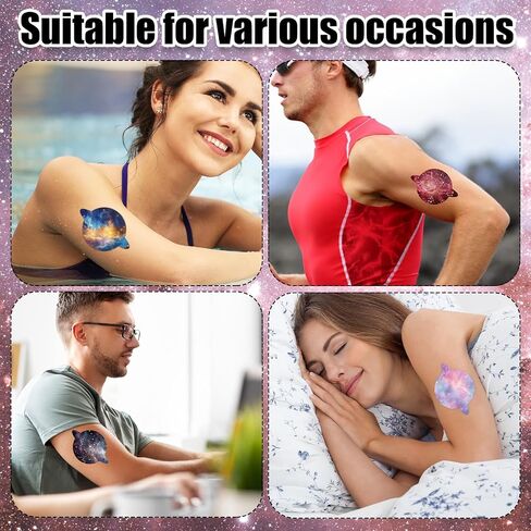 25pcs Planet Overpatches Compatible with Libre 3, 5 Style Breathable CGM Sensor Covers Waterproof Non-Woven Fabrics Latex-Free CGM Patches Accessories in Kuwait