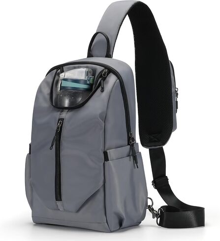Anti Theft Sling Bag Sling Backpack Crossbody Shoulder Bag for Men Women Traveling Cycling Hiking Daypack | Anti Theft in Saudi Arabia