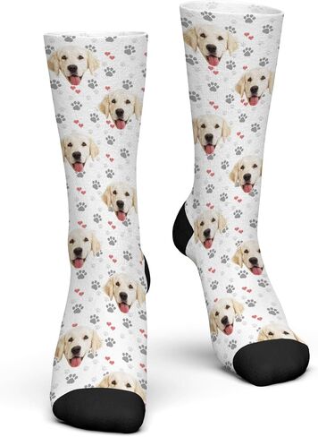 Custom Face on Socks Turn Your Photo Into Merry Christmas Personalized Socks Unisex for Unique Gift in Saudi Arabia