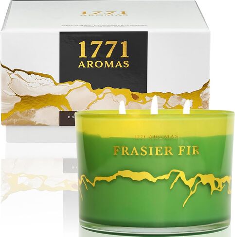 Coffee Scented Candles - 100% Natural Soy Wax - Large 3 Wick Jar Candle - Up to 50 Hours Burning Time - Candles for Home - Gift-Ready Candle for Men & Women - Aromatherapy Candles in Kuwait