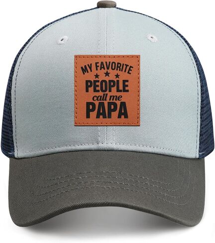 My Favorite People Call Me PAPA Hat, Fathers Day Birthday Gifts for Dad, Adjustable Dad Hats for Men in Saudi Arabia