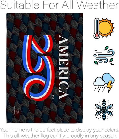 America 250 Flag United States Independence Day Wall Tapestry Home Accent Official Licensed Merchandise Canvas Prints Yard Sign Textile Woven Fabric Poster USA 250th Anniversary Decoration Gift in Saudi Arabia