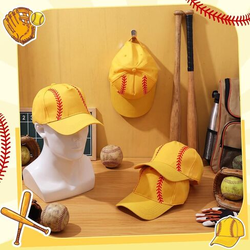 Unittype 12 Pcs Baseball Cap Bulk Cotton Polyester Sports Hats Adjustable Unisex Caps for Team Events Party Favors Gifts in Kuwait