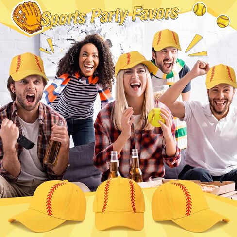 Unittype 12 Pcs Baseball Cap Bulk Cotton Polyester Sports Hats Adjustable Unisex Caps for Team Events Party Favors Gifts in Kuwait
