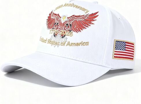 Levviye 250th Anniversary Baseball Cap Hat 250 Years Birthday Independence Day Patriotic Decorations Gifts Memorabilia in Saudi Arabia