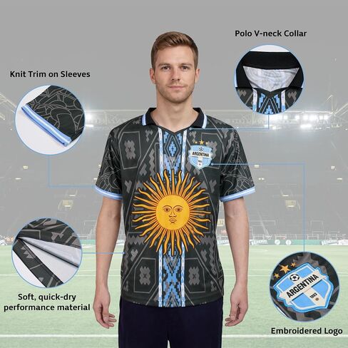 Argentina Jersey Men, Argentina Soccer Jersey for Men, Argentina Soccer Shirt, Soccer Jerseys for Football Fans in Saudi Arabia