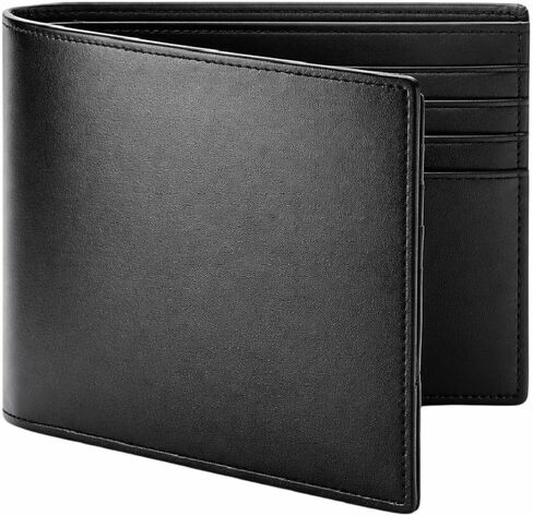 Wallet for Men RFID Blocking, Slim Minimalist Front Pocket Bifold Wallet, Genuine Italian Leather Business Card Holder in Kuwait