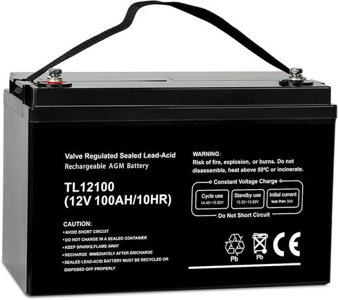 Weize 12V 12AH بطارية الرصاص الحمضية المختومة (SLA) AGM القابلة لإعادة الشحن ذات الدورة العميقة in Kuwait