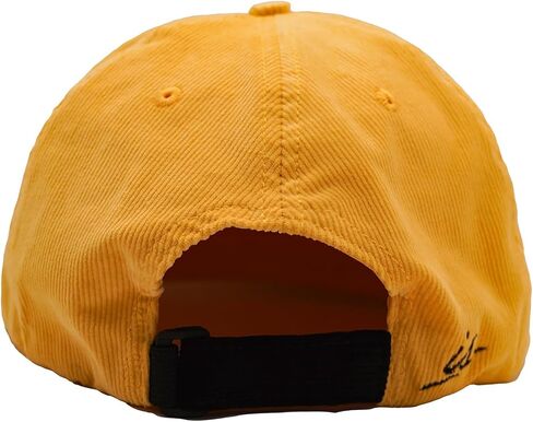 RBC x ilie Yellow Corduroy Rope Hat, Adjustable Unisex Strapback Cap with Embroidered Red Flower and Rope Detail in Saudi Arabia