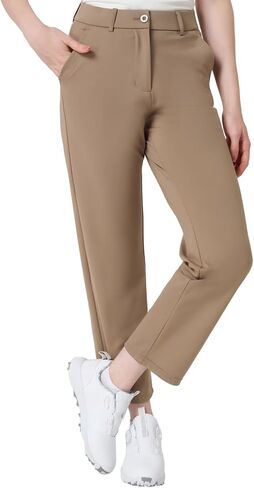 Women's Golf Pants Stretch Ankle Dress Pants 7/8 Work Pants Slacks with 4 Pockets for Business Casual Travel Yoga in Kuwait