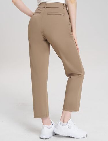 Women's Golf Pants Stretch Ankle Dress Pants 7/8 Work Pants Slacks with 4 Pockets for Business Casual Travel Yoga in Kuwait