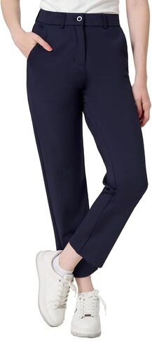 Women's Golf Pants Stretch Ankle Dress Pants 7/8 Work Pants Slacks with 4 Pockets for Business Casual Travel Yoga in Kuwait