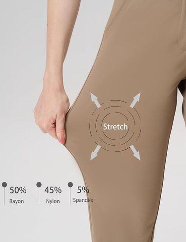 Women's Golf Pants Stretch Ankle Dress Pants 7/8 Work Pants Slacks with 4 Pockets for Business Casual Travel Yoga in Kuwait