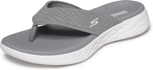 شبشب Skechers On-The-Go 600 Sunny Flip Flop للسيدات، أسود، 9 in Kuwait
