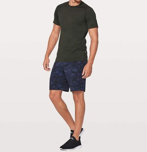 تي شيرت رجالي من Lululemon ذو أكمام قصيرة من Metal Vent Tech (فحمي عميق/أسود، XS) in Kuwait
