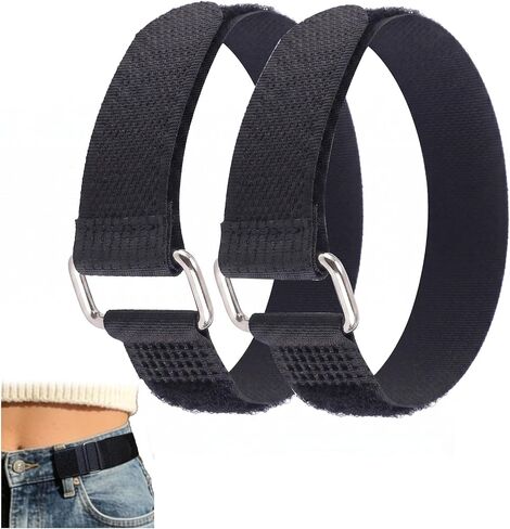No Show Invisible Belt for Men & Women, Adjustable Non-Elastic Fabric Belt for Jeans, Pants with Belt Loops in Kuwait