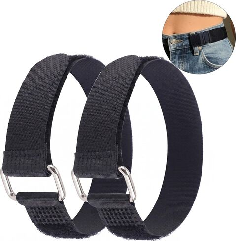 No Show Invisible Belt for Men & Women, Adjustable Non-Elastic Fabric Belt for Jeans, Pants with Belt Loops in Kuwait