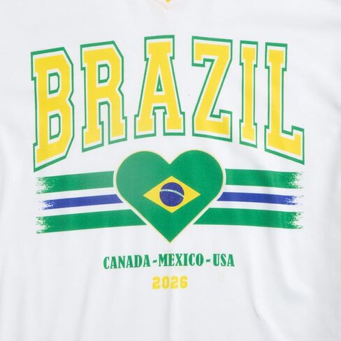 Soccer Cup 2026 Shirt Women V Neck USA Soccer Jersey Brazil Jersey Mexico Shirts Soccer Heart Graphic Game Day Tops in Kuwait