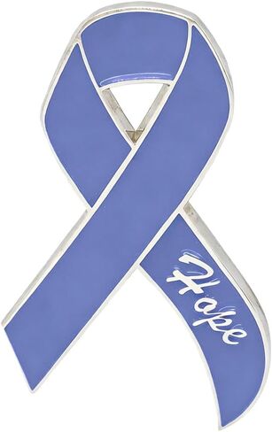 Purple Ribbon Hope Awareness Pin, 0.8x1.37 Inch Hard Enamel Lapel Pin for Pancreatic Cancer, Domestic Violence, Alzheimer’s & Lupus Support, Inspirational Hope Ribbon Badge for Survivors & Advocates in Saudi Arabia