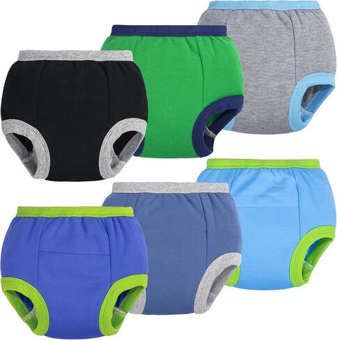 BIG ELEPHANT Toddler Training Pants, Soft Cotton Absorbent Training Underwear for Baby Boys & Girls in Kuwait