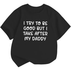 Funny Shirts for Boys Kids Graphic Tees Short Sleeve Shirt Cute Tshirt Summer Tops Preppy Clothes in Saudi Arabia