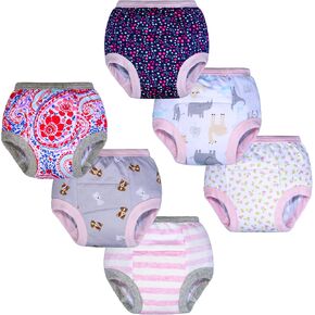 BIG ELEPHANT Baby Girls' Padded Potty Training Pants Underwear 6 Pack, 12-24 Months in Saudi Arabia