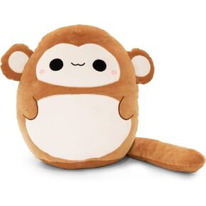 Snuggaboos Jumbo 17 Inch Mia The Monkey Plush Squish Pillow Original: Super Soft Cute Stuffed Animal Toy with Extra Long Tail - Perfect Plushie Gift for Kids, Adults and Baby in Saudi Arabia