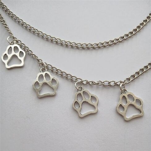 Cute Cat Paw Charm Pant Chain, Simply Paw Print Pendant Jeans Accessories, Hip Hop Layered Belt Chains, Wallet and Bags Chain Pocket Chain in Saudi Arabia