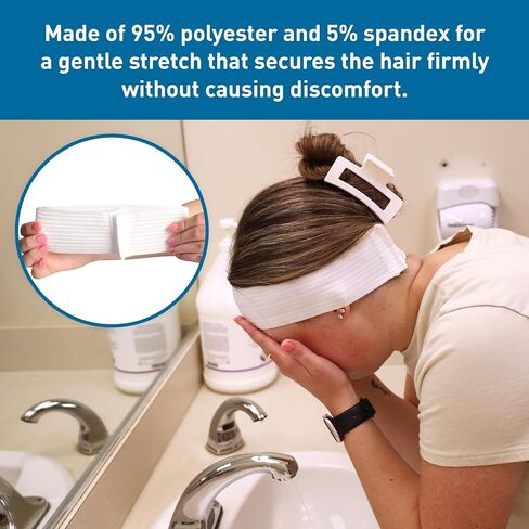 BodyMed Disposable Medical & Spa Headbands - 200 Count, Easy Closure for One-Time Use in Clinical & Spa Setting in Saudi Arabia