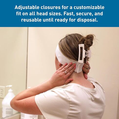 BodyMed Disposable Medical & Spa Headbands - 200 Count, Easy Closure for One-Time Use in Clinical & Spa Setting in Saudi Arabia