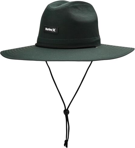 Hurley Mens Sun Hat - Lightweight Breathable Wide Brim UV Sun Protection Boonie Hats for Men for Fishing Beach Hiking in Kuwait