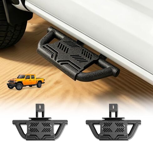 2X EZ-Side-Steps Fit for 2019-2024 Jeep Gladiator JT 4 Door Front Door Running Boards in Saudi Arabia