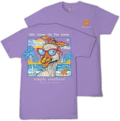 Simply Southern Silly Goose On The Loose - Beach - Youth T-Shirt in Kuwait