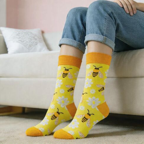 Women Colourful fun Socks,Cute Crazy Animals Socks,Funny Gifts Christmas Stocking Stuffers for Women in Saudi Arabia