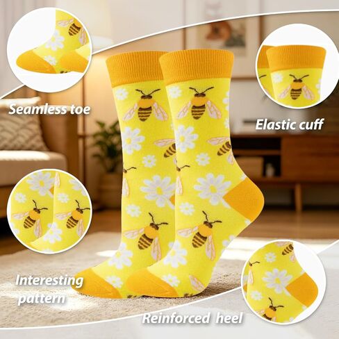 Women Colourful fun Socks,Cute Crazy Animals Socks,Funny Gifts Christmas Stocking Stuffers for Women in Saudi Arabia