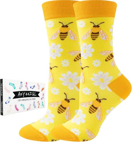 Women Colourful fun Socks,Cute Crazy Animals Socks,Funny Gifts Christmas Stocking Stuffers for Women in Saudi Arabia