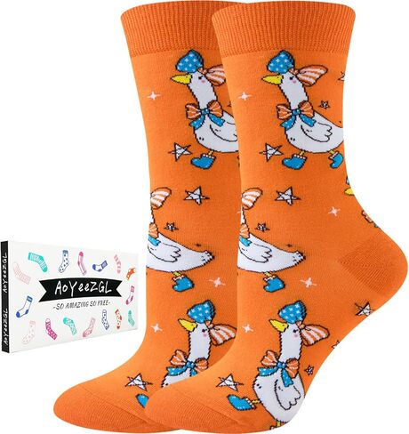 Women Colourful fun Socks,Cute Crazy Animals Socks,Funny Gifts Christmas Stocking Stuffers for Women in Saudi Arabia