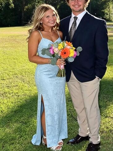 Floral Bridesmaid Dresses for Women Long Cowl Neck Corset Formal Wedding Guest Dress in Kuwait