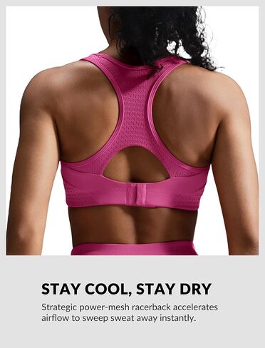 Yvette High Impact Sports Bras for Women Sewn-in Pads Racerback Workout Bra for Running HIIT Large Breast Support A-DDD Cups in Kuwait