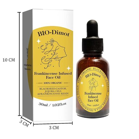 2 PCS Frankincense Essential Oil,Organic Castor & Jojoba Oils, 60 ML | Face Anti-Aging Facial Moisturizer Serum,Natural Skincare Hydrates Skin Moisturizing in Saudi Arabia