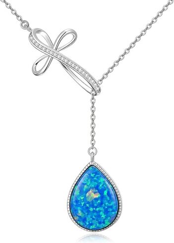 Natural Turquoise Cross Necklace for Women 925 Sterling Silver Faith Jewelry Genuine Pear Shaped Turquoise Lariat Y-Shaped Pendant Necklace Religious Spiritual Gift for Mother Daughter Wife in Saudi Arabia