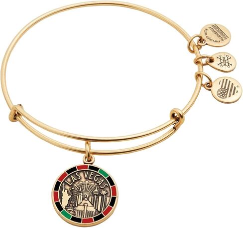Alex and Ani LAS VEGAS Bangle Bracelet, Medium, Gold, A17EBLVRG in Kuwait