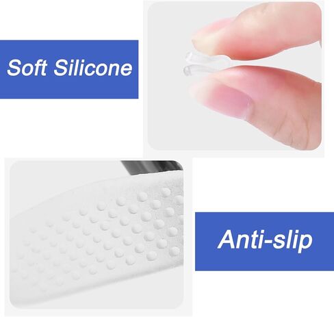 5 PCS One-piece Glasses Nose Pads Screw-in Anti-Slip Silicone Eyeglasses Nose Pads Replacement for Glasses Sunglasses in Saudi Arabia