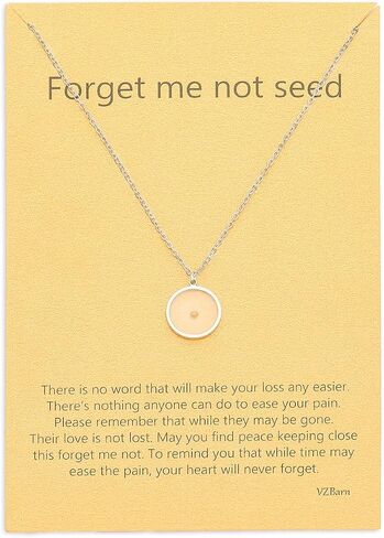 VZBarn Miscarriage Gifts for Mothers Circle Pendant Necklace Comfort Memorial Loss Women Sympathy Inspirational Jewelry in Saudi Arabia