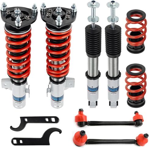 FAPO Adjustable Height Coilover Suspension Strut Lowering Kit, Mono-Tube Compatible with Honda Civic 2012-2015 FG FB with Honda civic SI 2012-2013 FG FB Shock in Kuwait