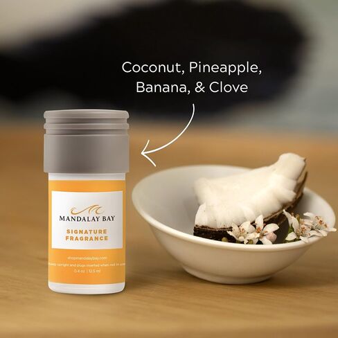 Mini Diffuser Refill - Wall Plug In Diffuser - Luxury Hotel Scent - Waterless Air Freshener - Coconut, Pineapple, Banana, Clove - Signature Scent in Saudi Arabia