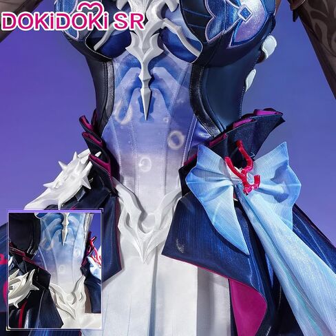 أزياء كيرا كيرا هيسيلينز التأثيرية Doki-SR مجموعة كاملة من لعبة هونكاي ستار رايل هايسيلينز أزياء الهالوين HSR in Kuwait